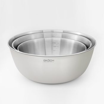 SET 3 THỐ INOX MÀU KEM GKÖCH